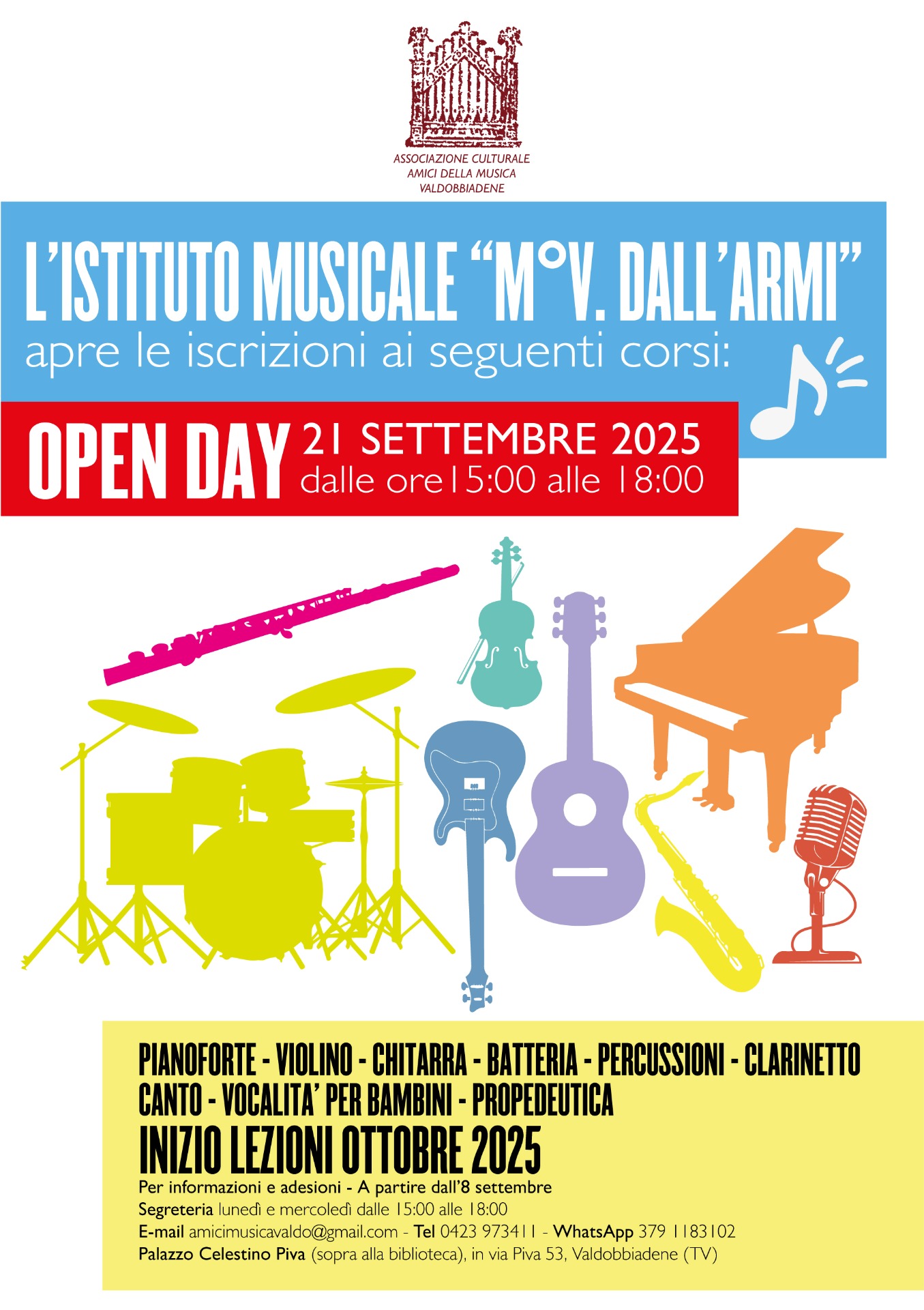 corsi musica 2026